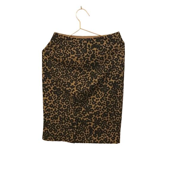Banana Republic factory leopard pencil skirt size 0 - Picture 2 of 6
